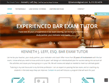 Tablet Screenshot of bartutor.com